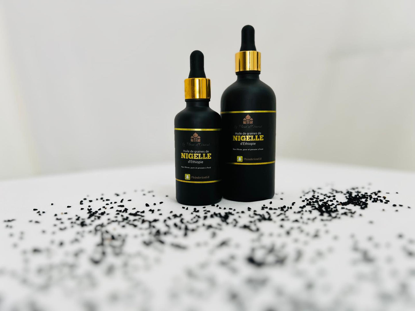 Huile de Nigelle d’Éthiopie – 100% Pure, Pressée à Froid